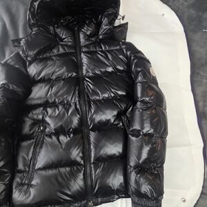 Moncler Maya Size 1 With Closet Hang Bags Small Black Puffer Jacket